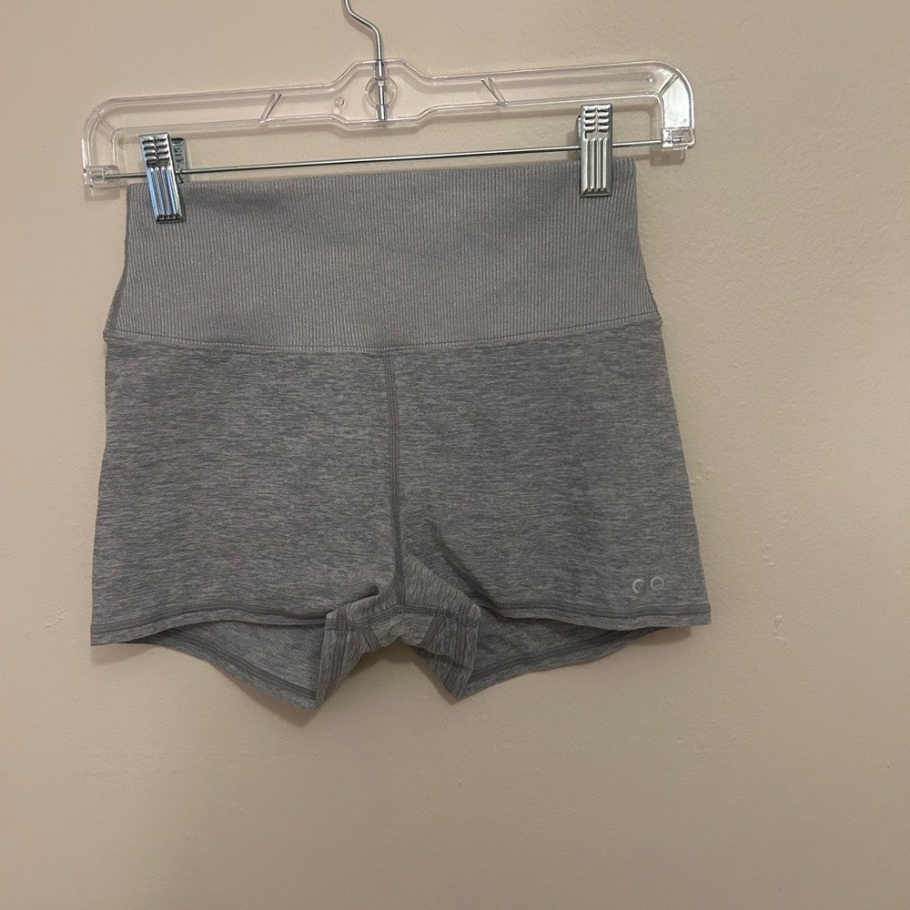 ALO Yoga Heather Gray Athletic Shorts
